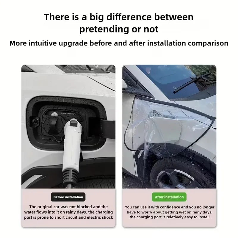 EV Charging Gun Rain Cover | Magnetic Waterproof Dustproof
