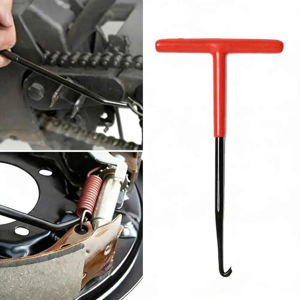 T-Handle Exhaust Spring Hook, Motorcycle Exhaust Pipe Spring Puller Tool, Heavy Duty Spring Remover for Motorcycle Exhaust/Brake Peaceful Pleasures Health and Wellness