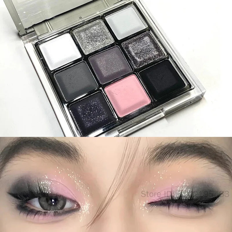9-Color Smoky Eye Shadow Palette – Matte & Shimmer