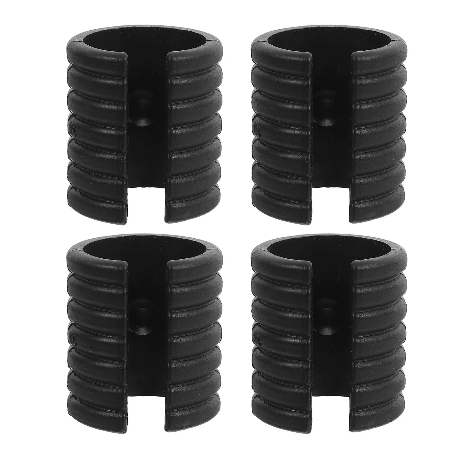 4Pcs Plastic U-Shape Nonslip Chair Leg Caps for Beach Chairs Camping Folding Tables Grass Mud Sand Stability Protection Peaceful Pleasures Health and Wellness