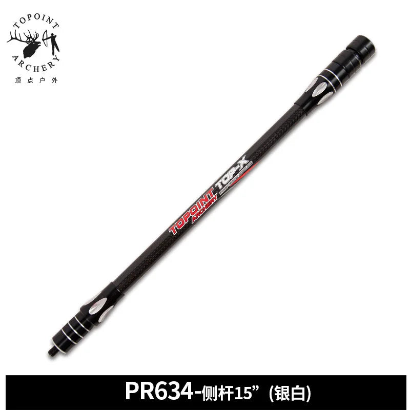 Topoint PR634 10 12 15 Recurve Bow Stabilizer Bar 3K Pure Carbon