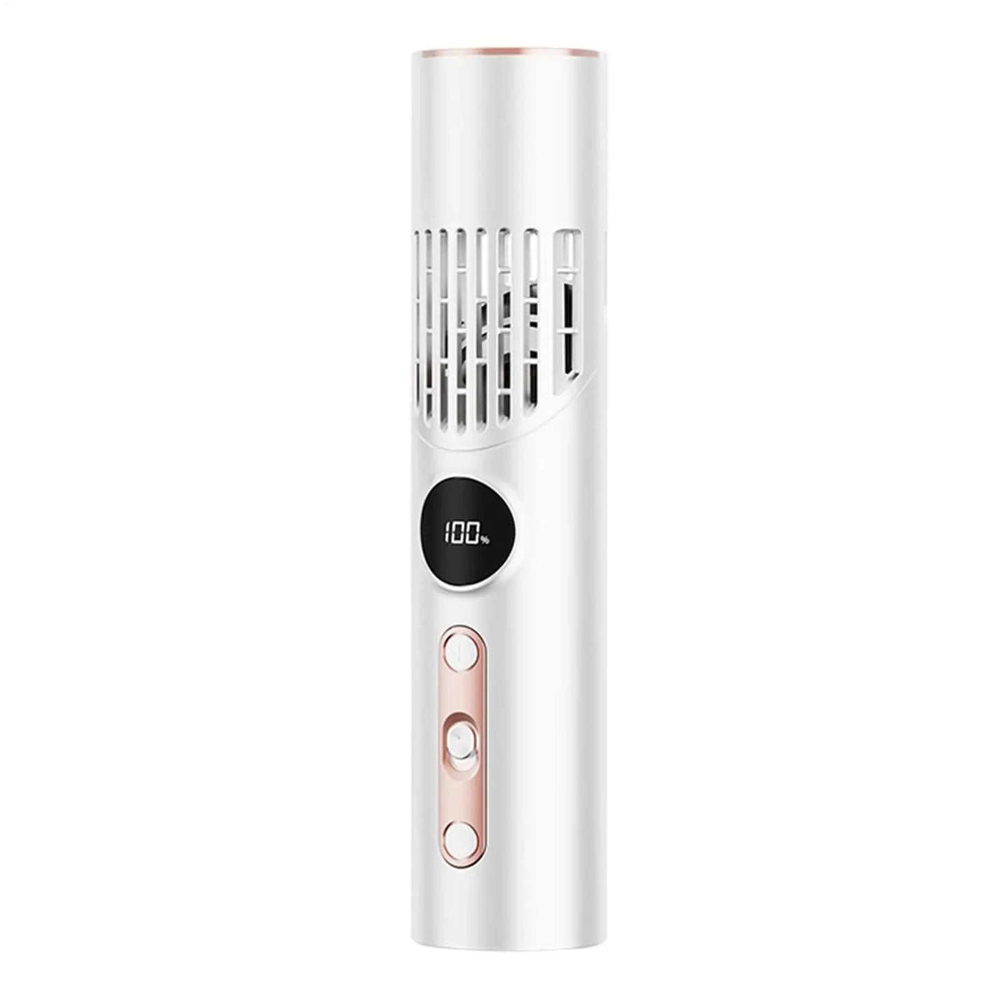 Foldable Mini Handheld Fan with Digital Display | Portable