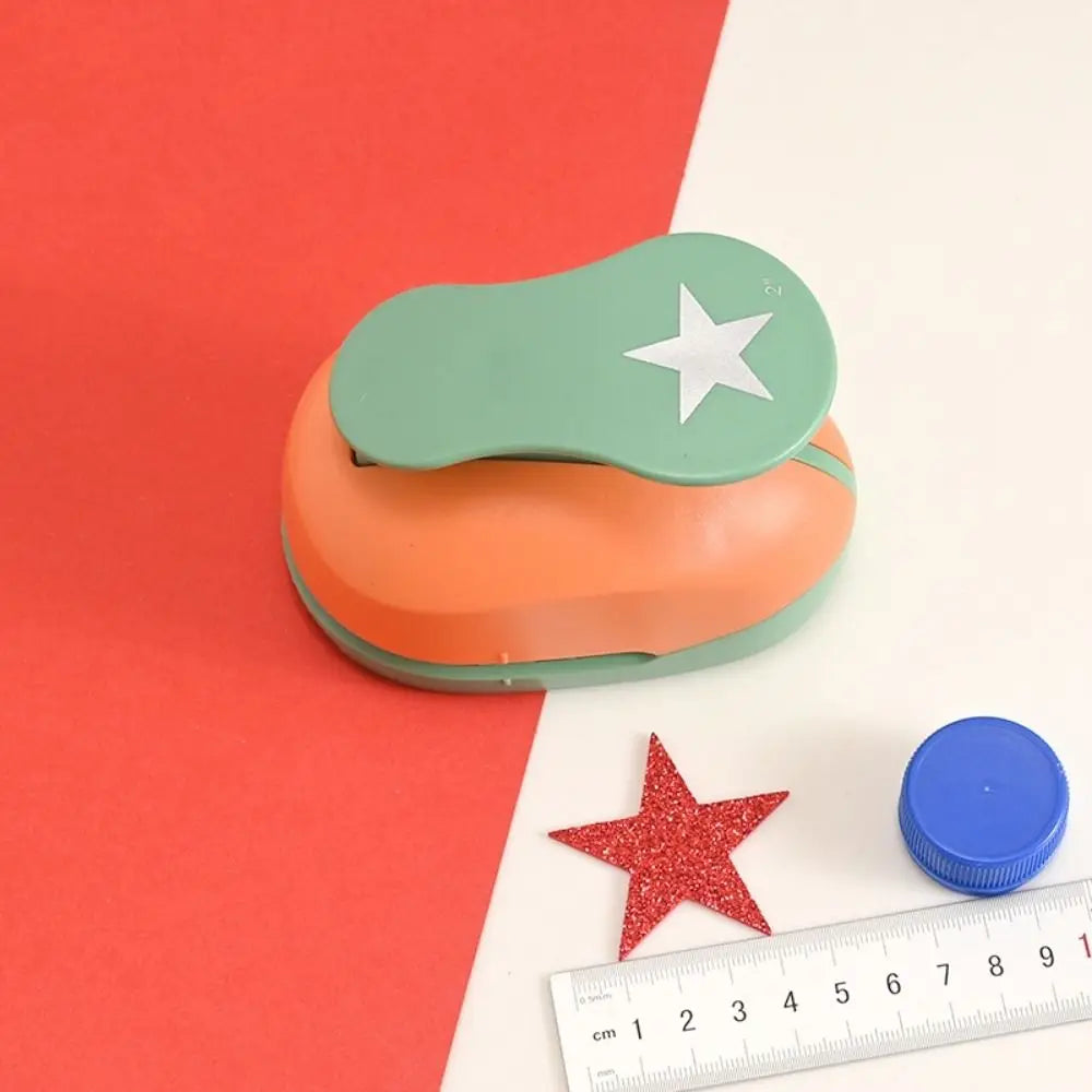 8/16/22/31/50mm Embossing Machine Paper Cutter Labor-saving Crafts Hole Puncher Cutting Craft Craft Tools Star Punching Machine Peaceful Pleasures Health and Wellness