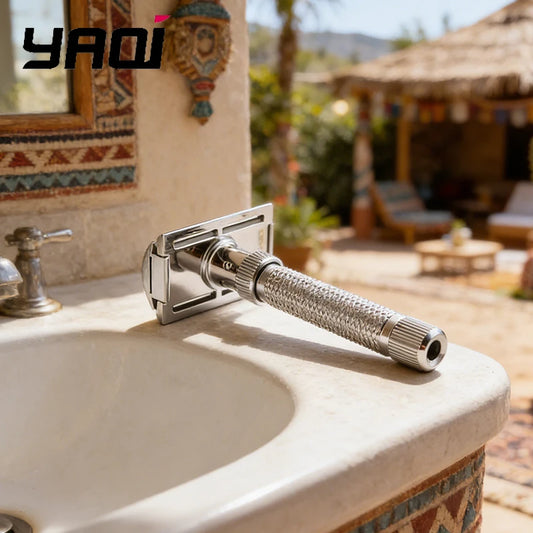 2026 Yaqi Ultima Stainless Steel Adjustable Safety Razor for Men - Comfortable Shaving Experience Peaceful Pleasures Health and Wellness