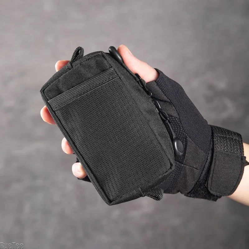 Mini EDC Tool Pouch | Oxford Zipper Bag for Knife & Flashlight