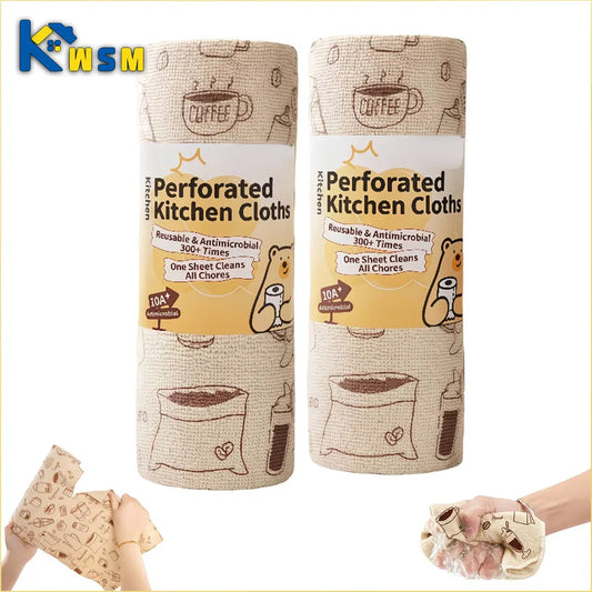 Pull-Apart Microfiber Roll Towels – Lint-Free Car & Kitchen Wipes Microfiber Cleaning Cloths Oasis Select