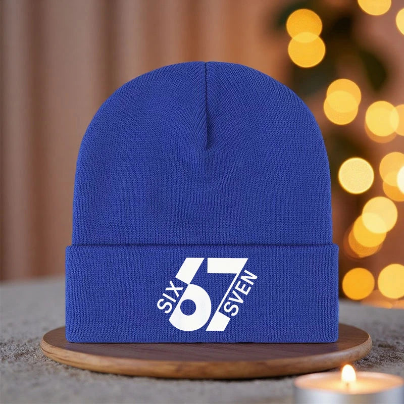 Creative Pattern Knit Beanie Hat | Cozy Unisex Winter Hat