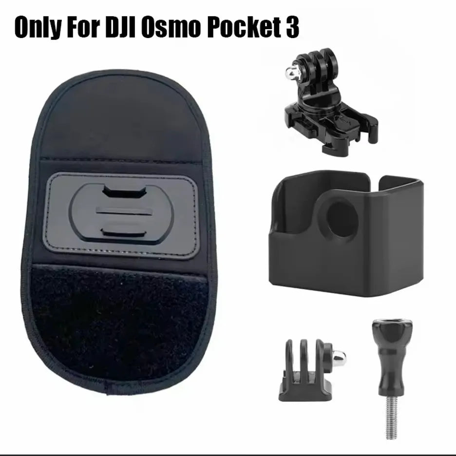 360° Rotating Backpack Strap Mount for GoPro, DJI & Insta360