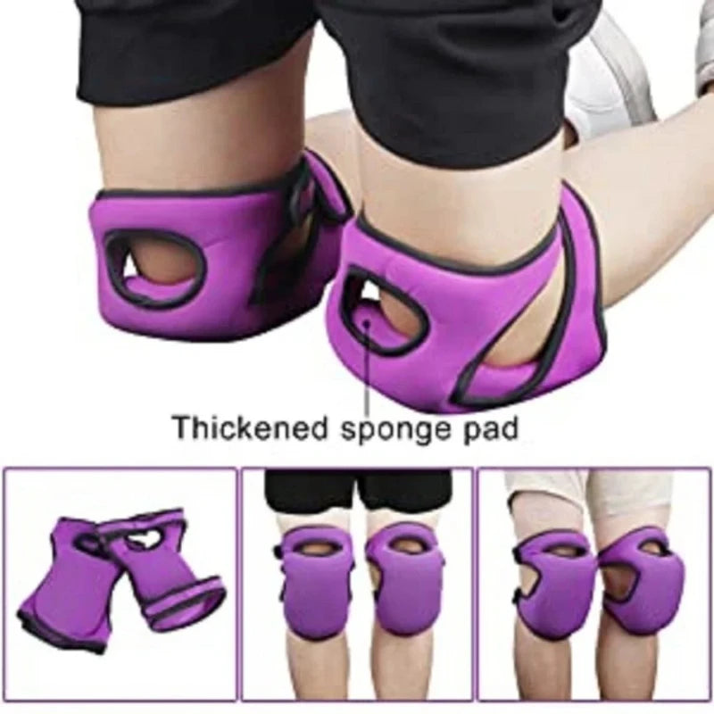 1Pair Outdoor lawn weeding, garden labor, household protection, comfortable sponge shock absorption, kneeling pad, knee pad Peaceful Pleasures Health and Wellness