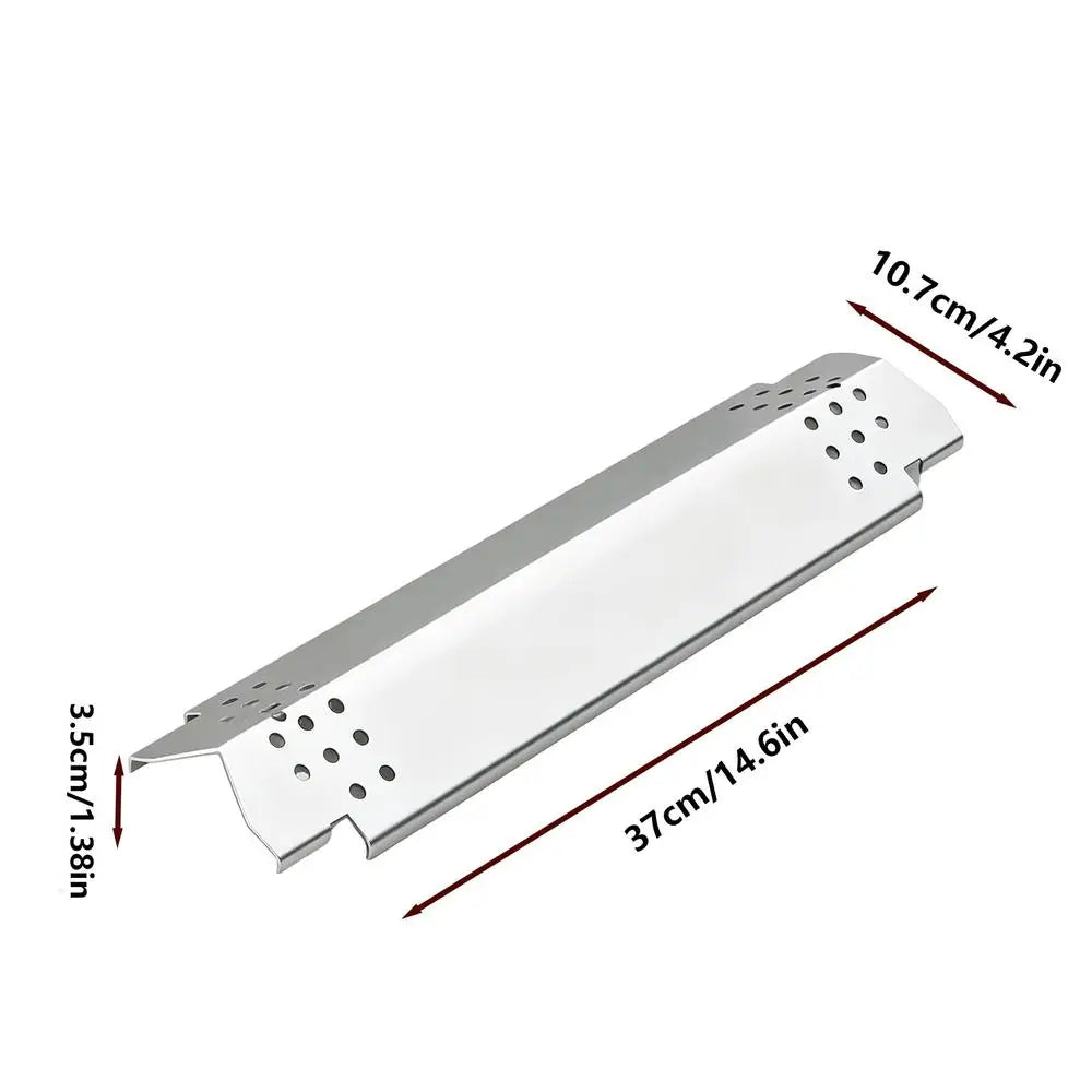 Grill Heat Plates Barbecue Flame Deflector Burner Heat Shield for Patio Backyard Camping Outdoor Picnic, Restaurant Use Peaceful Pleasures Health and Wellness A