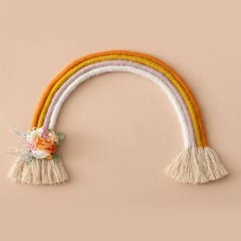 Rainbow Newborn Photography Prop | Cotton Nursery Wall Decor