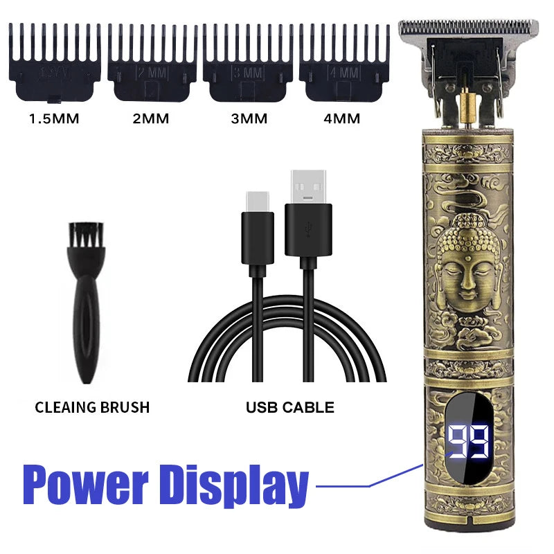 XMSJ T9 Professional Hair Clipper & Beard Trimmer for Men