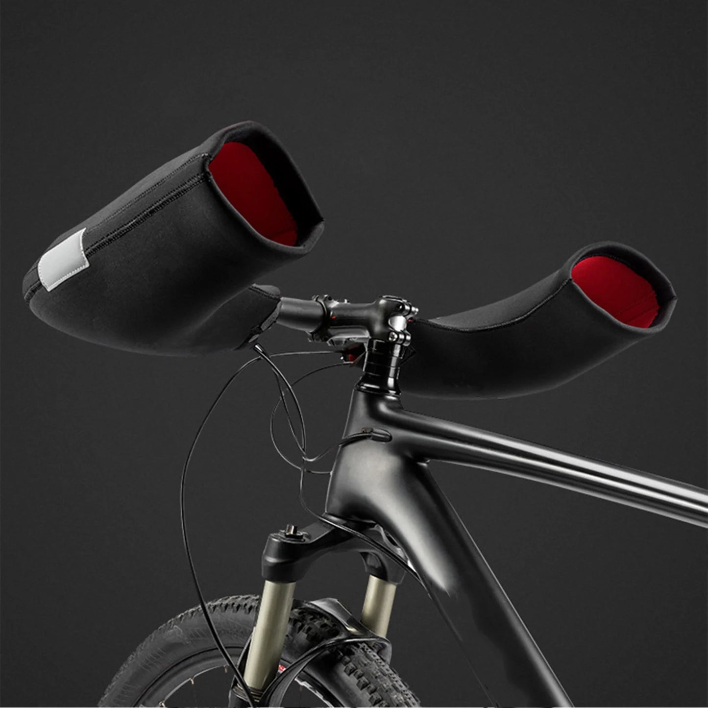 Winter Bicycle Handlebar Warm Gloves Windproof Bike Mittens Cold