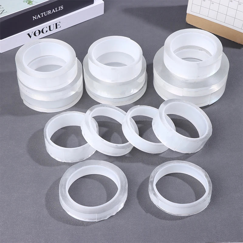 Kitchen Bathroom Nano Tape Super Strong Double Sided Tape Extra Strong Adhesive Non-slip Tape Waterproof Transparent Tape Peaceful Pleasures Health and Wellness