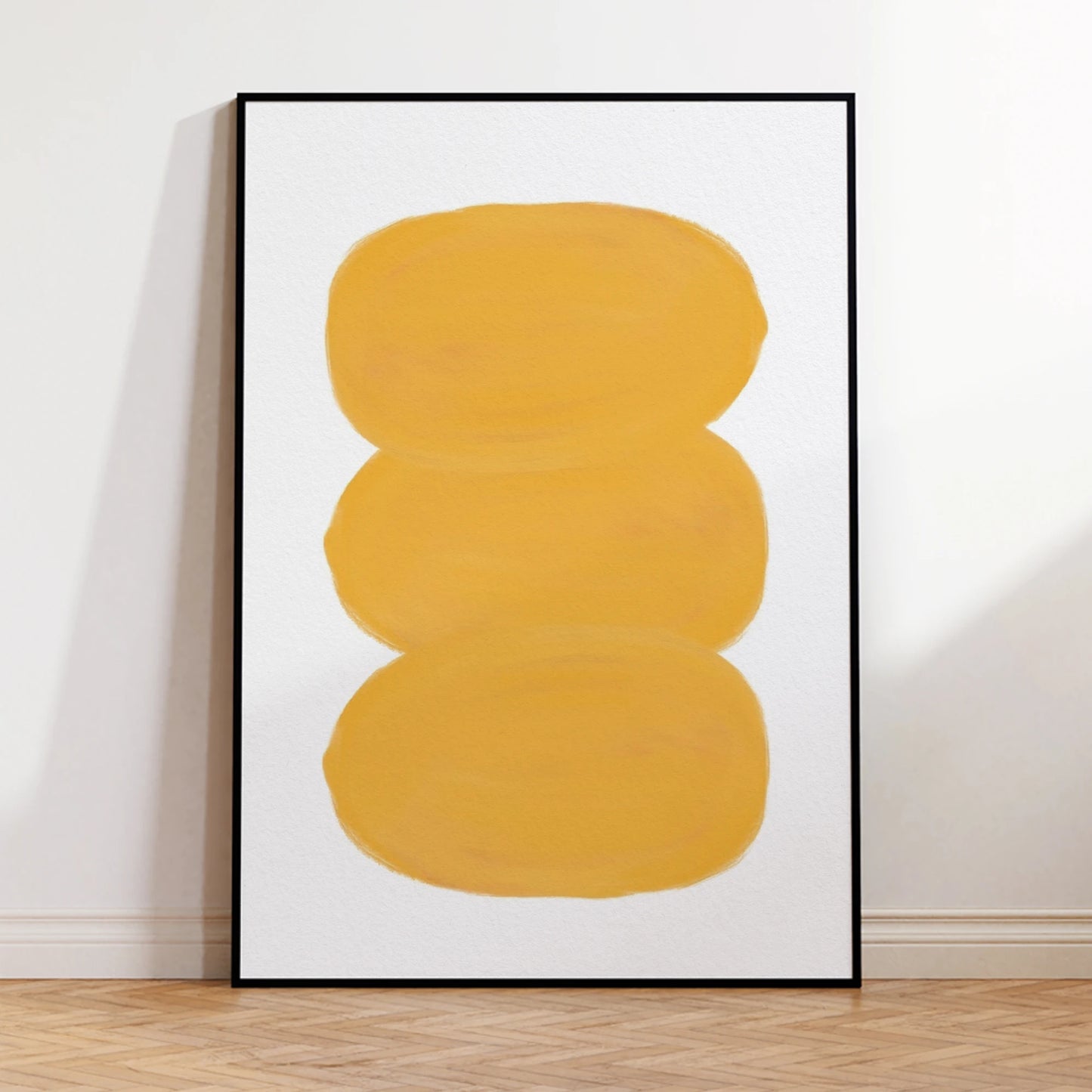 Abstract Shapes Canvas Wall Art Print | Modern Home Decor