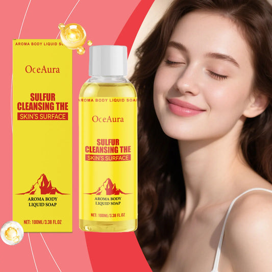 OceAura Gentle Exfoliating Hydrating Shower Gel 100ml Hydrating Shower Gel Peaceful Pleasures Health and Wellness