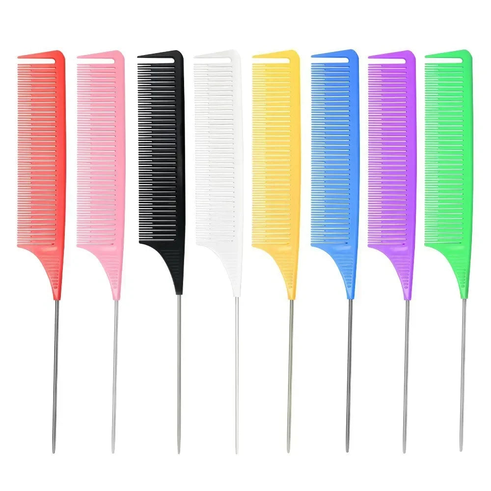 Plastic Comb Hair Tool, Point - tail Comb, Hair Salon Color Brush, 2021 New Highlight Modeling Comb Peaceful Pleasures Health and Wellness