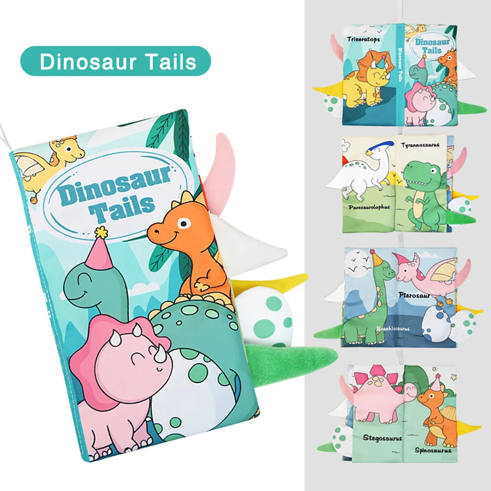 Baby Crinkle Cloth Book | 3D Animal Sensory Toy for Infants