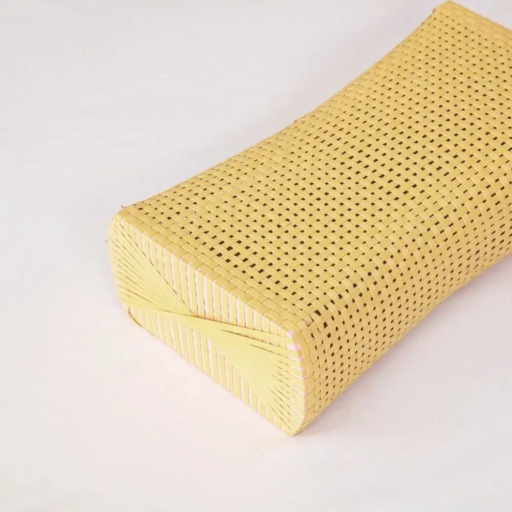 Handmade Imitation Rattan Summer Cooling Pillow | Neck & Lumbar