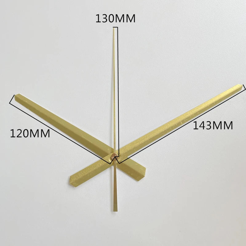 Silent Mute DIY Wall Clock Movement with Hands – Quartz Mechanism Repair Kit