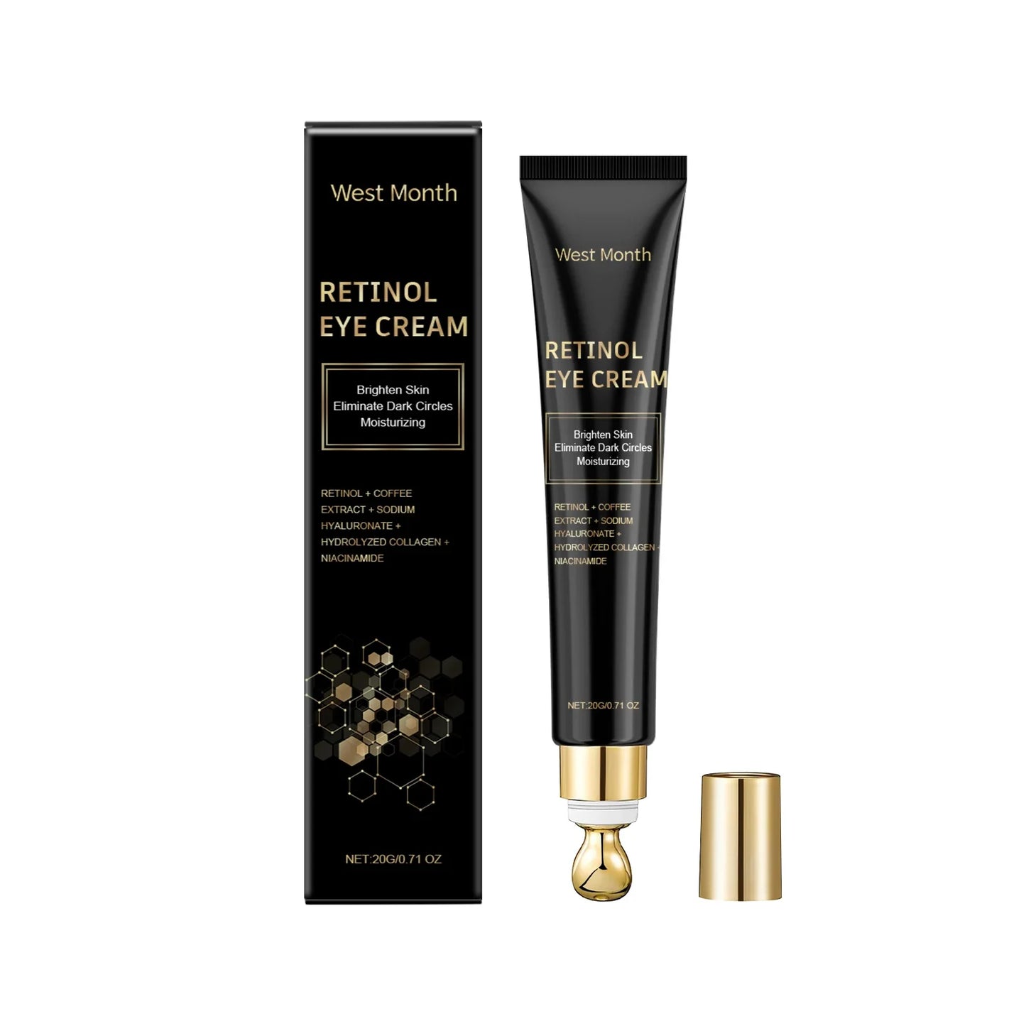 WEST MONTH Hydrating Eye Cream – Brightening & Firming 20g