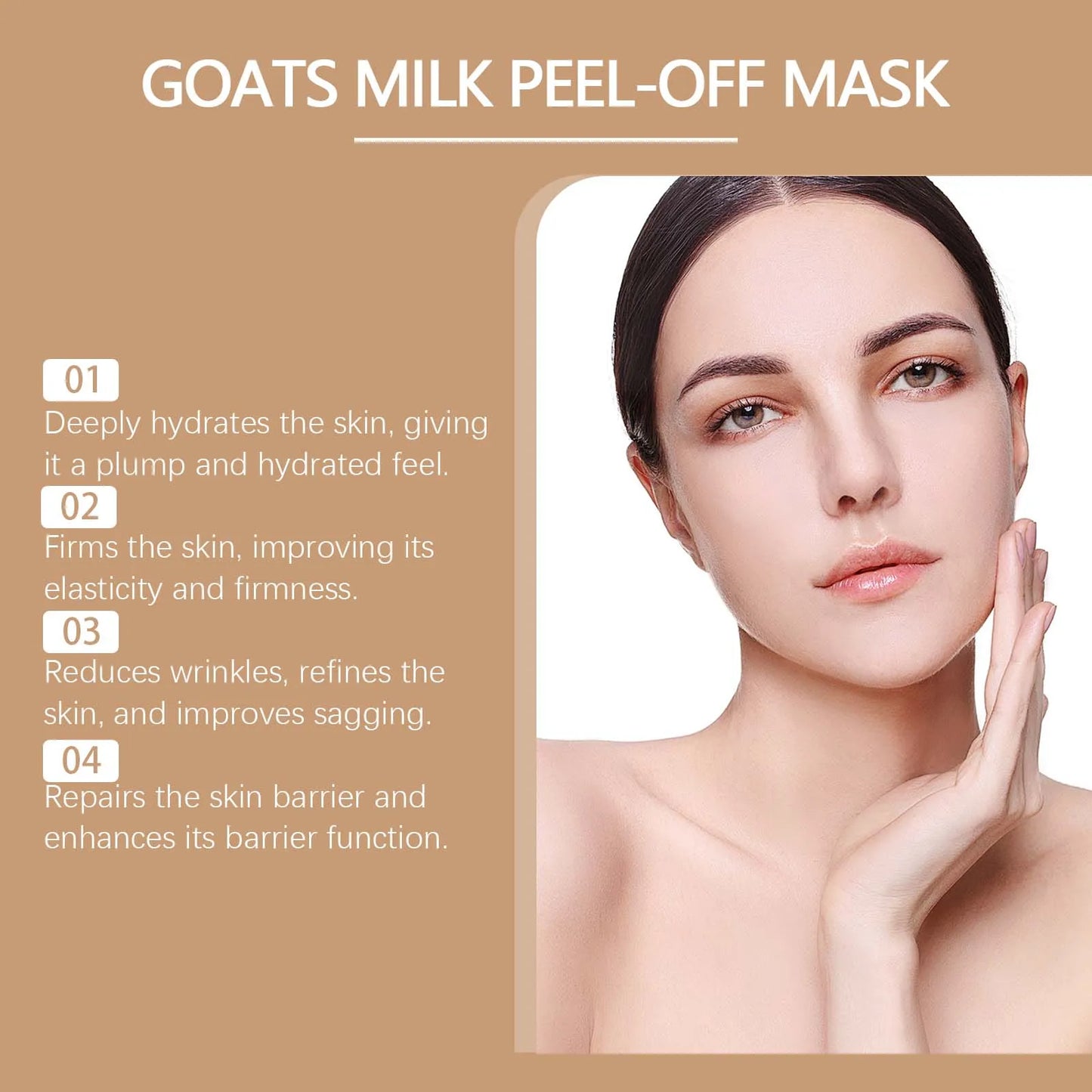 Hoygi Goat Milk Peel-Off Mask | Anti-Aging & Brightening 100ml