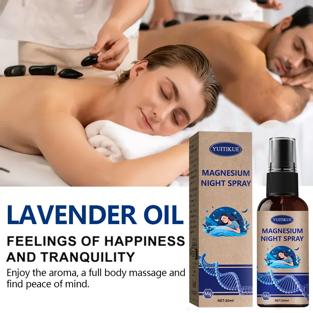 Magnesium Night Spray 30ml with Lavender Oil | Sleep Spray