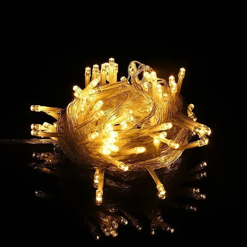 10M LED Fairy String Lights | 100 LEDs, 8 Modes, Indoor & Outdoor