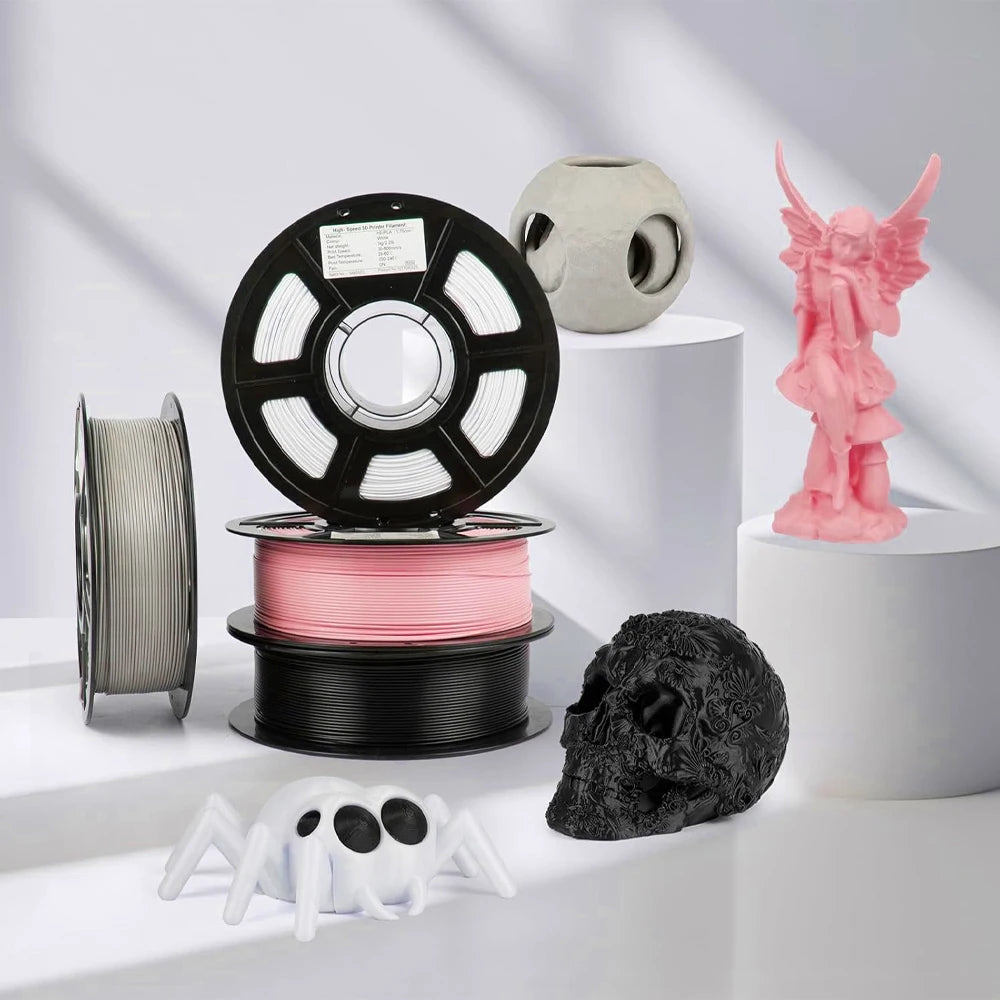 3D Maliang PLA Filament 1.75mm ±0.02mm | 500g Black & White