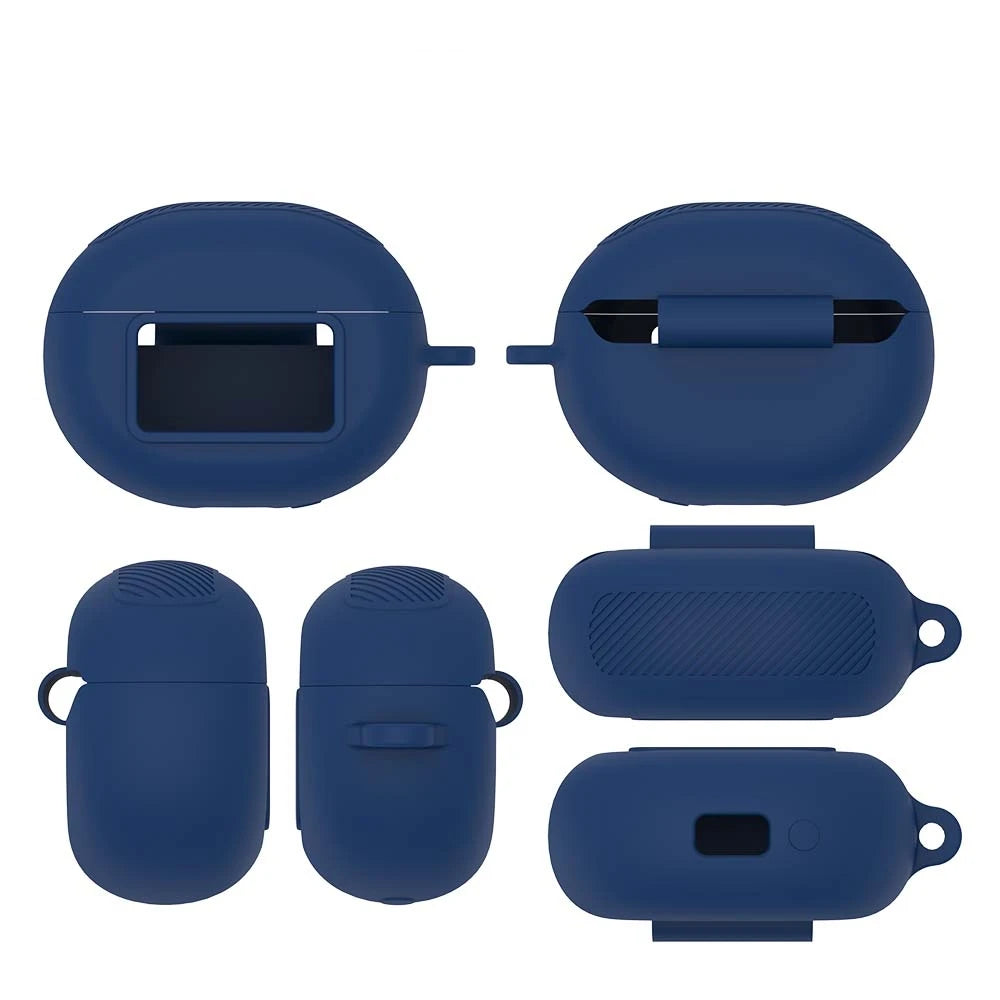 High Quality Soft And Durable Silicone For TOZO NC20 Pro/NC20 Headphone Protective Case Shockproof And Dustproof Case Peaceful Pleasures Health and Wellness Blue