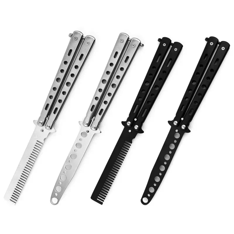 Butterfly Training Comb Stainless Steel Balisong Flipper