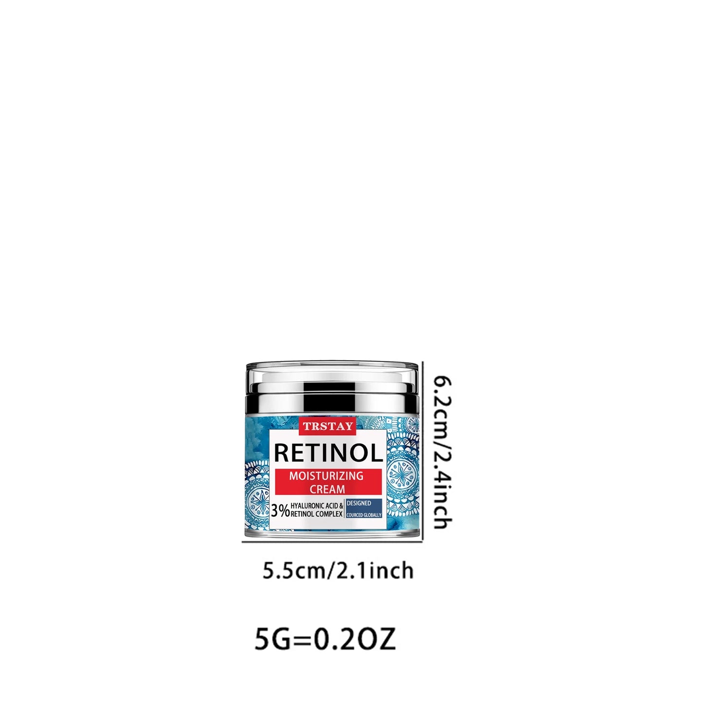 Retinol moisturizing face cream, mild and non irritating, moisturizes and nourishes the skin, leaving the skin soft and delicate Peaceful Pleasures Health and Wellness 5G