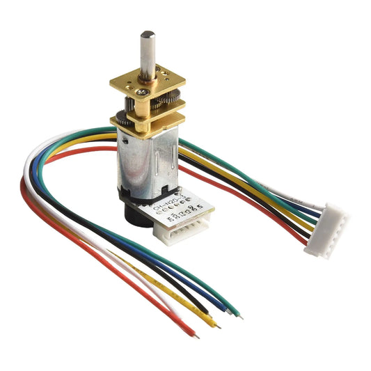 GA12 N20 DC 6V Metal Gear Motor Hall Sensor Encoder | 150–3000RPM DC Gear Motor Oasis Select 750RPM