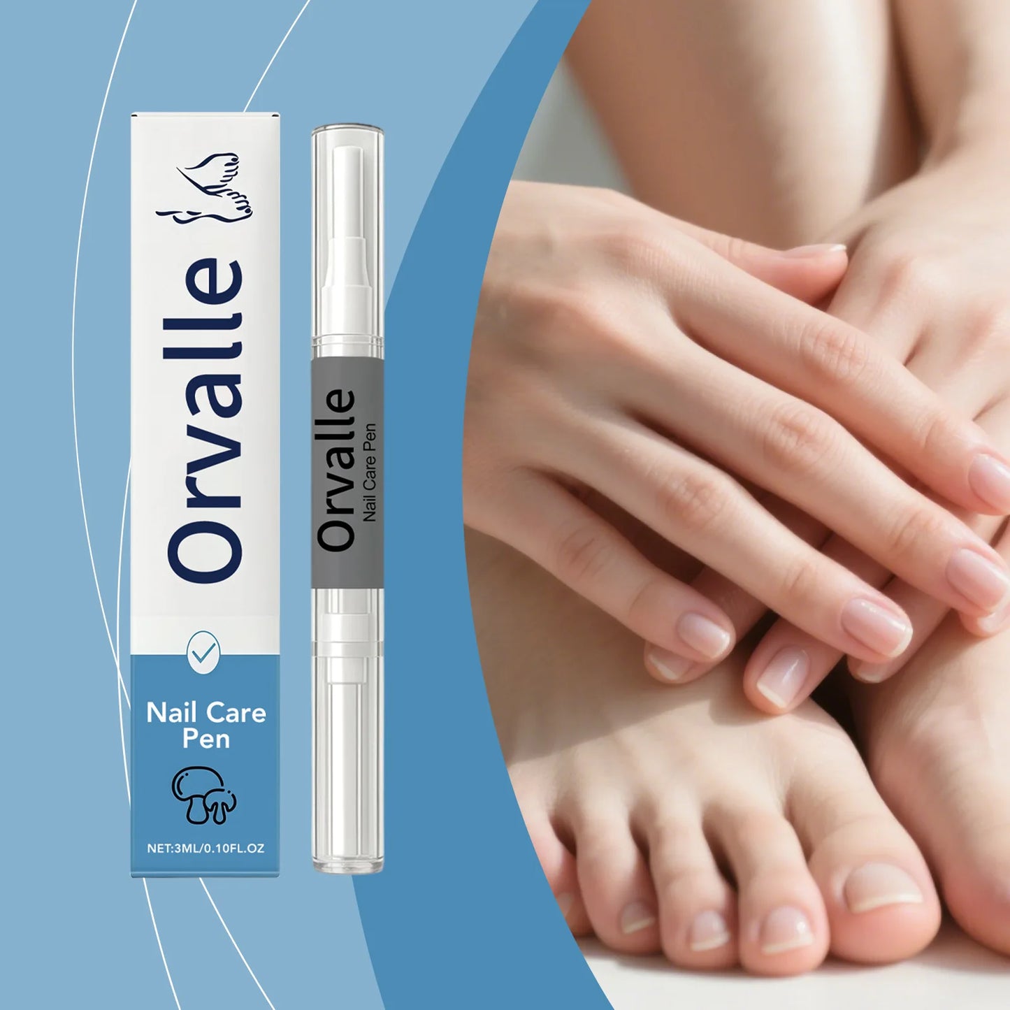 Nail Repair Pen Nourishing Strengthen Nail Highlighting Anti-Dryness Prevent Cracking Nail Growth Treatments Nail Repair Serum Peaceful Pleasures Health and Wellness