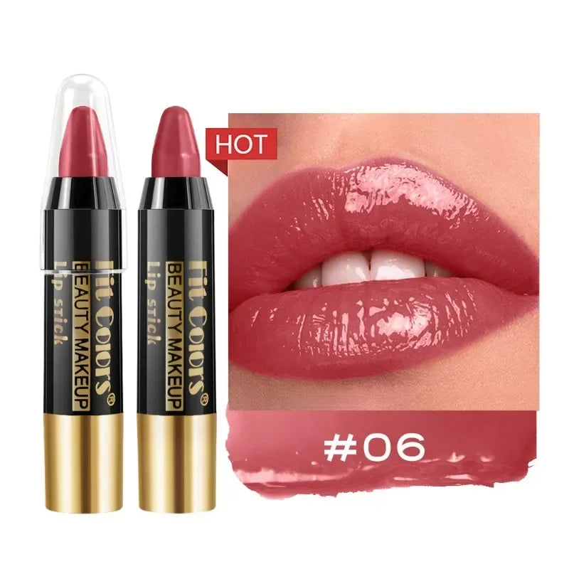 Moisturizing Crayon Lipstick – Velvet Matte & Waterproof