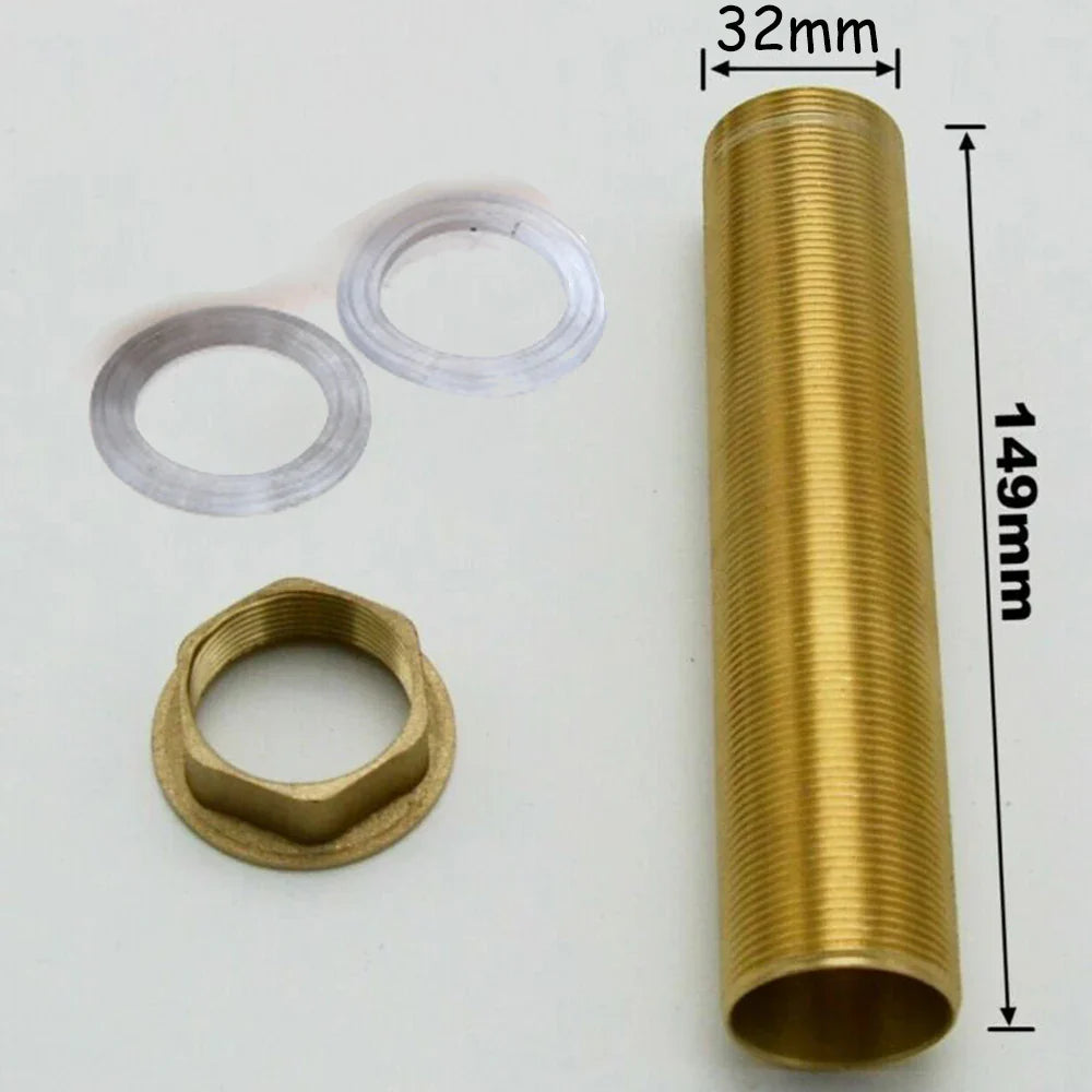 M32 Brass Basin Tap Repair Kit – Threaded Tube, Nut & Gaskets
