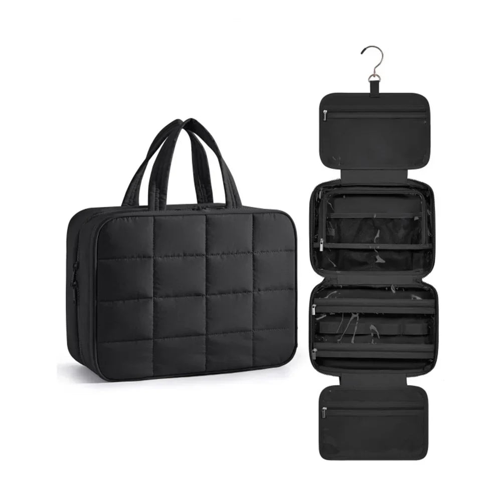 Travel Hanging Toiletry Bag with Jewelry Organizer | Multi-Pocket