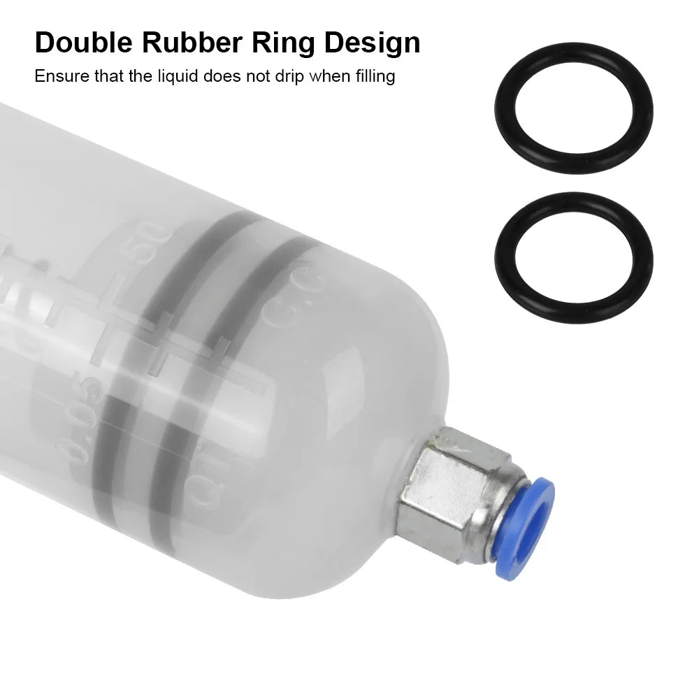 Manual 200cc Fluid Evacuator Syringe - Professional Grade Vehicle Oil Extractor and Filler for Car Truck and Motorcycle Fluids Peaceful Pleasures Health and Wellness