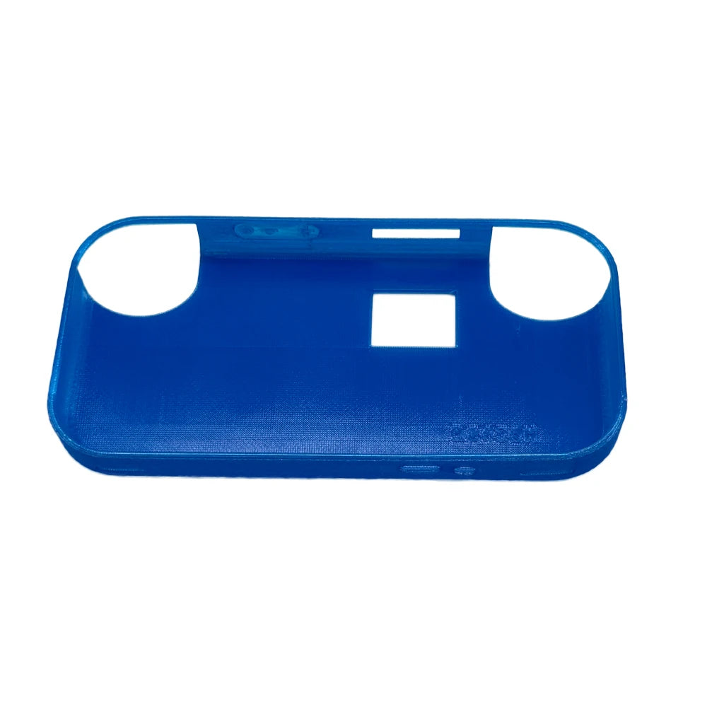 TPU Flexible Protective Shell For ANBERNIC RG476h Console 3D Printed Protective Cover Fashionable And Simple Design Peaceful Pleasures Health and Wellness Translucent Blue