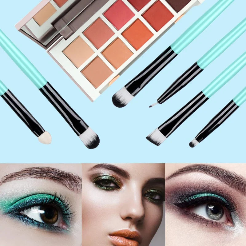 RUNTOIN 20Pcs Eye Makeup Brush Set – Eyeshadow & Smudge Kit