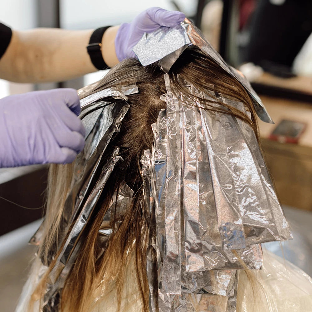 30/50 Meters Long Barbershop Aluminum Foil Tin Foil Exclusively For Hair Salons Pro Salon Tinting Hairdressing and Perm Aluminum Peaceful Pleasures Health and Wellness