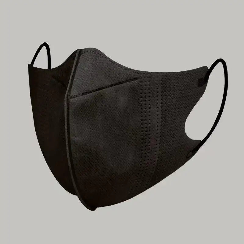 10/100Pcs Outdoor Disposable 3D Stereoscopic Face Masks Men and Women Unisex Solid Color Breathable Anti Dust Mask Peaceful Pleasures Health and Wellness