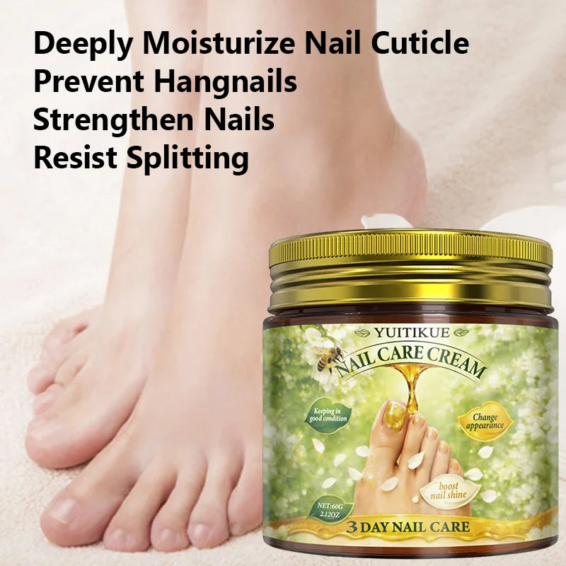 Yuitikue 3 Day Nail Care Cream, 60g Nail Repair Cream to Boost Nail Shine, Improve Nail Condition & Appearance Peaceful Pleasures Health and Wellness