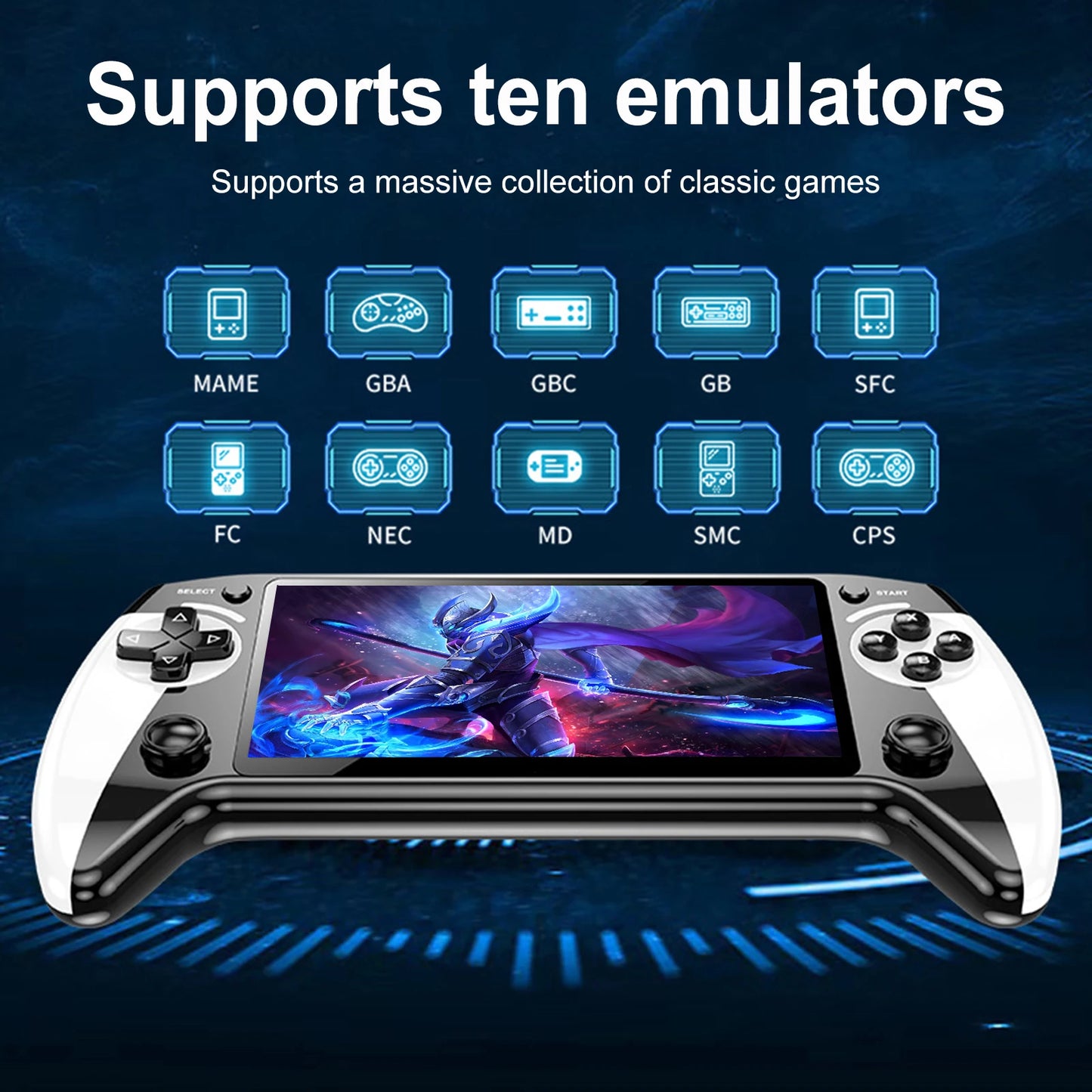 Retro Gaming Console 5.5 Inch Screen Retro Handheld Video Game Console with 20000+ Games Game Player for Kids and Adults Peaceful Pleasures Health and Wellness