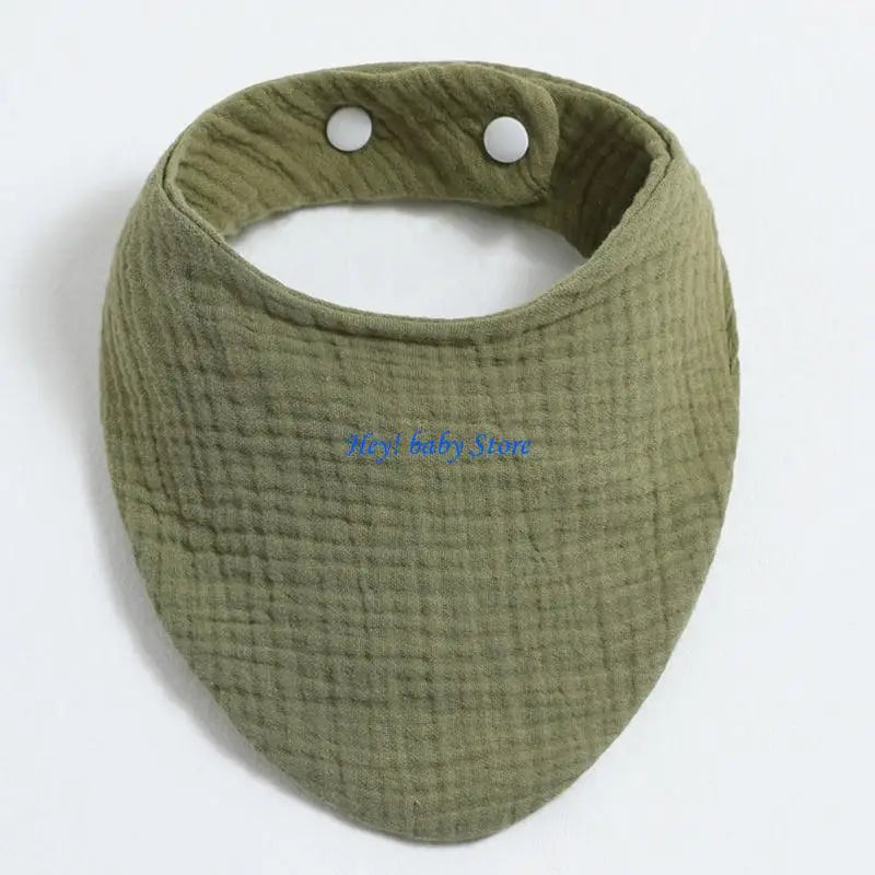 3-Pack Baby Drool Bibs | Soft Cotton Burp Cloths for Newborns
