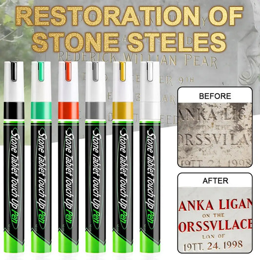 Tombstone Marker Pen Set – Waterproof Grave Inscription Pens Grave Inscription Markers Oasis Select