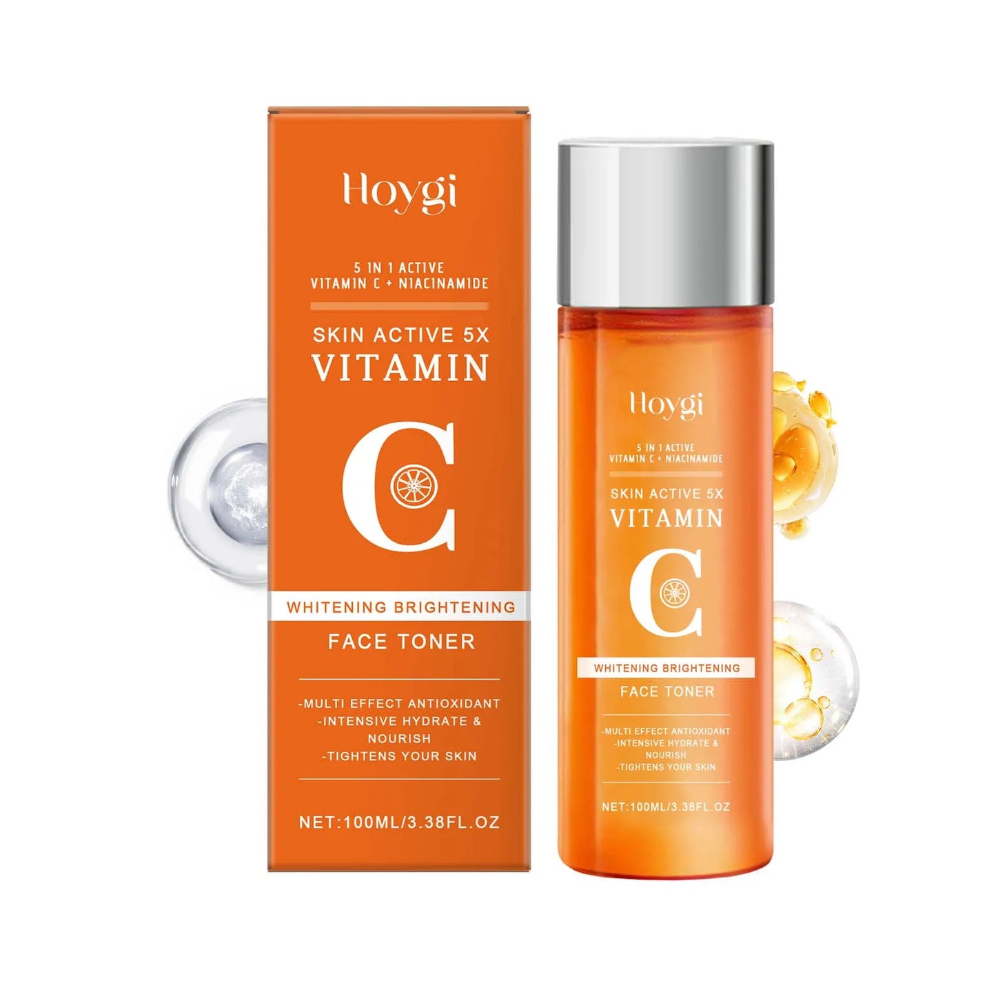 Vitamin C Brightening Toner – Niacinamide & Hyaluronic Acid