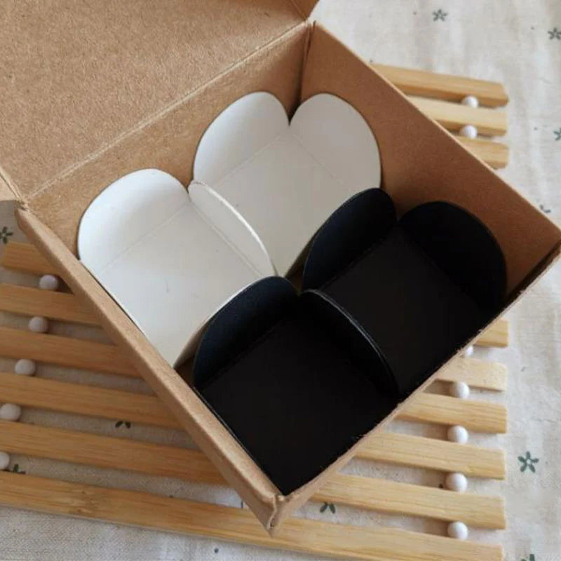50-Pack Kraft Paper Chocolate Candy Tray Dessert Spacers