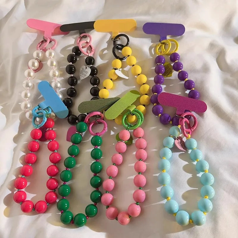 Beaded Phone Wrist Strap – Detachable Wristlet Lanyard