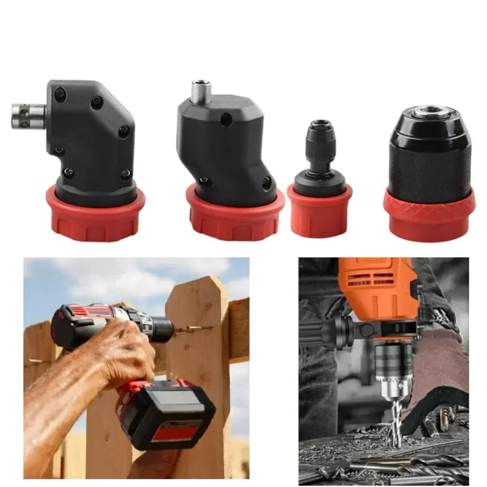 Quick Release Keyless Drill Chuck Adapter – 6.35mm Hex Shank